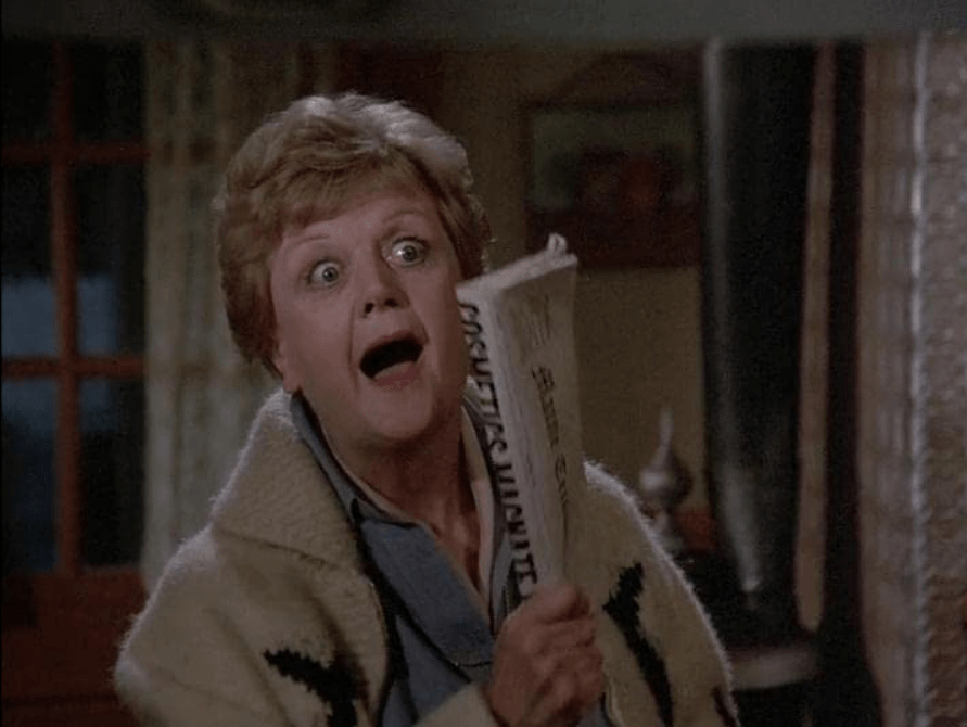 Angela Landsbury as Jessica Fletcher
