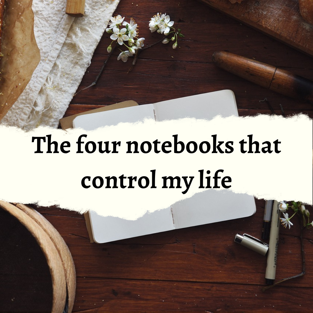 My Note Books The four notebooks that control my life – Paper Beats World